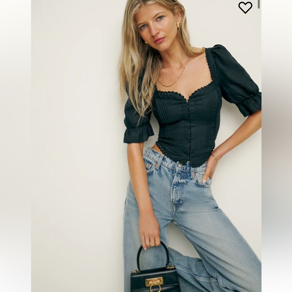 Reformation Simmie linen top - Picture 4 of 12